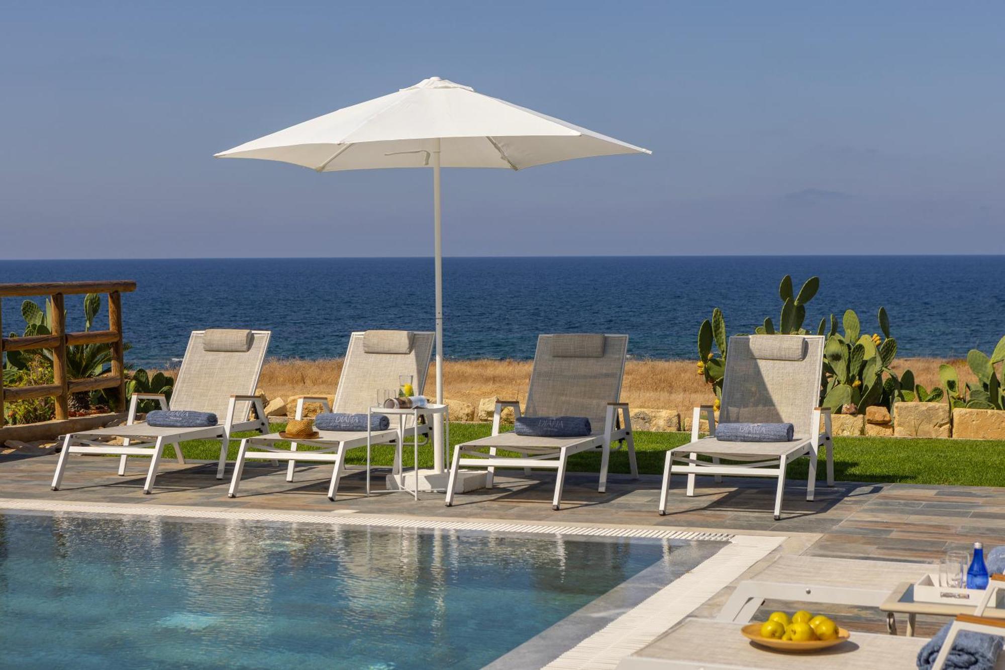 Diana Seaside Villas โพมอส ภายนอก รูปภาพ